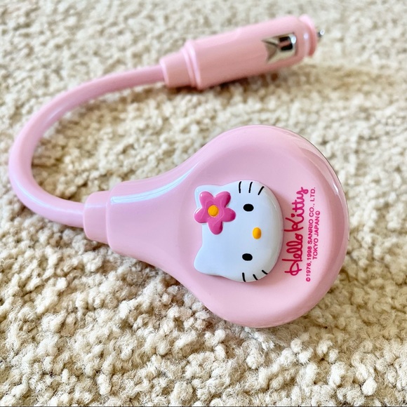 Sanrio Hello Kitty Lamp Car Adapter Accessory Two Color Lamp - Picture 2 of 12